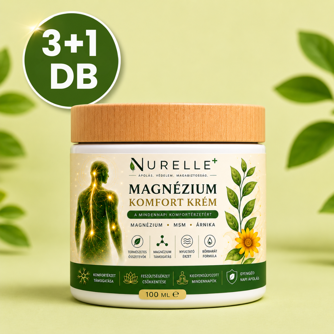 3+1 Tégely Nurelle Regeneráló Magnézium Komfort Krém 4x100 ml